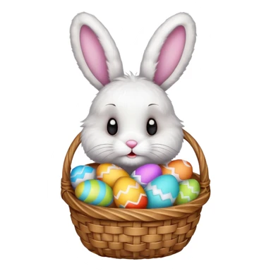 a Christmas bunny sticker