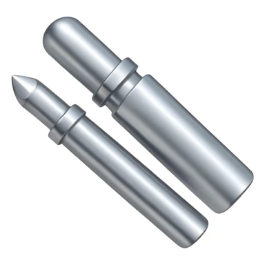 Metal nails with flat nails ends sticker