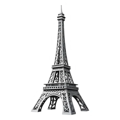 Eiffel Tower landmark sticker