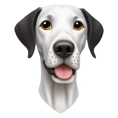 black short haired pointer sticker