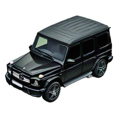 black Mercedes G-Wagon sticker