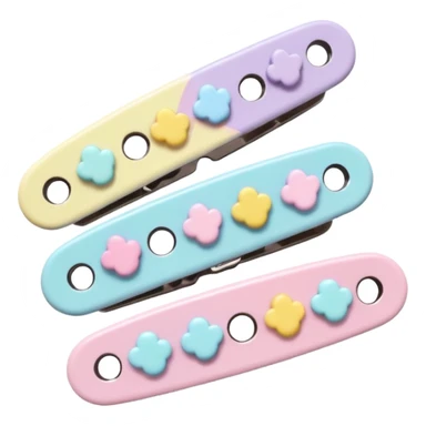 Kawaii decora hair clips sticker