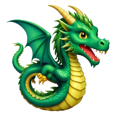 dragon with a mullet sticker