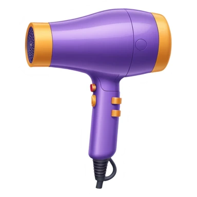 soft purple Dyson hair dryer sticker