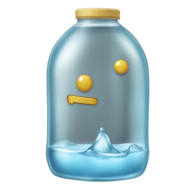 Bottiglia d'acqua ghiacciata  sticker