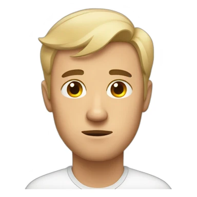 sleep deprived man sticker