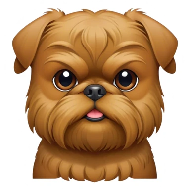 Tan brussels griffon sticker