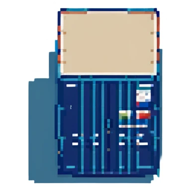 shipping container sticker