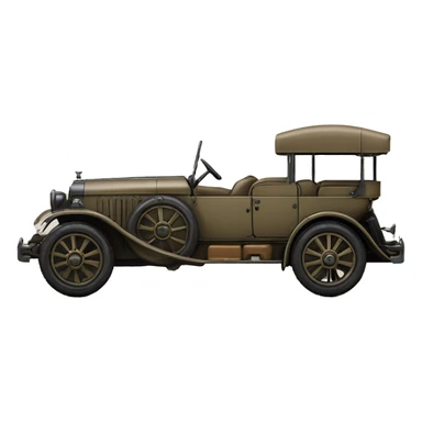  1930 WW1 Mercedes German Staff Car sticker