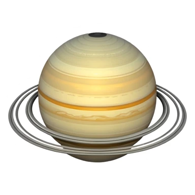 3d style saturn sticker