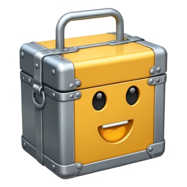 caja fuerte de metal sticker