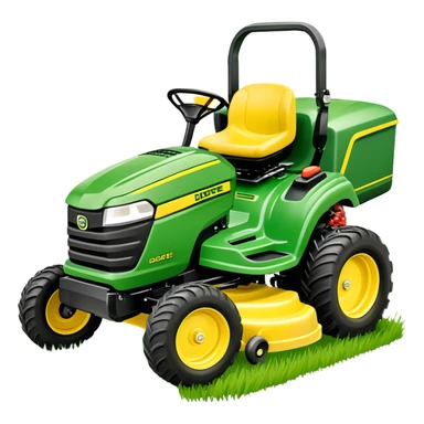 John Deer riding lawnmower  sticker