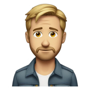 Heartbroken Ryan gosling  sticker