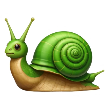 Revolutionary snail sticker
