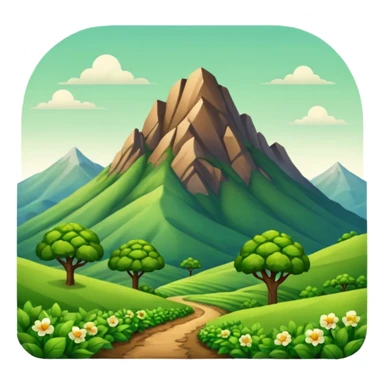 Montaña y paisaje sticker