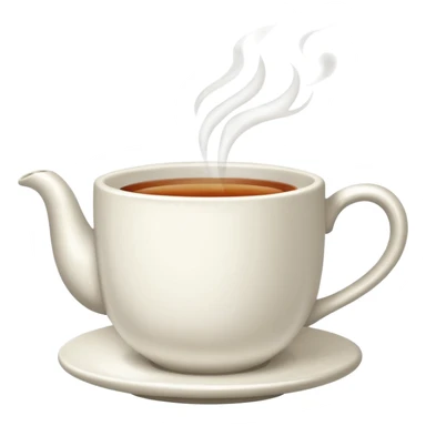 a hot cup of tea sticker