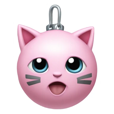 Jigglypuff punching bag sticker