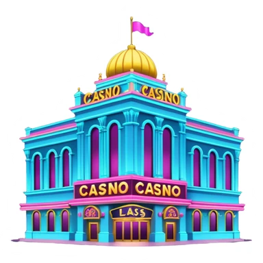 casino buildings sticker