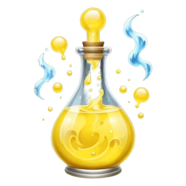 yellow potion and thunder sticker