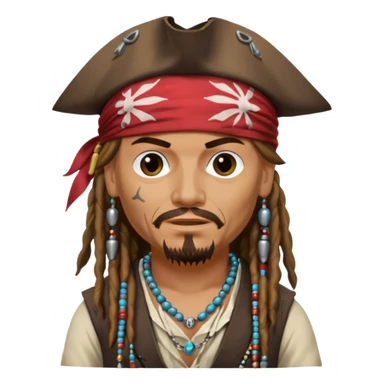 Captain Jack Sparrow sticker