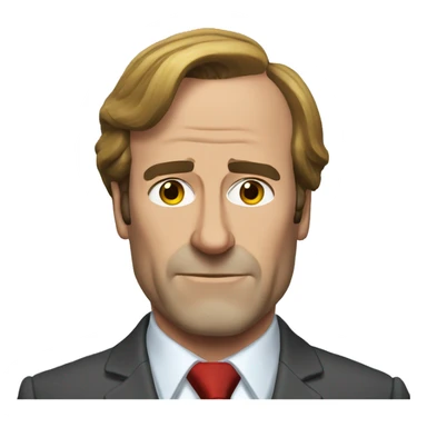 Saul goodman emotional realistic  sticker