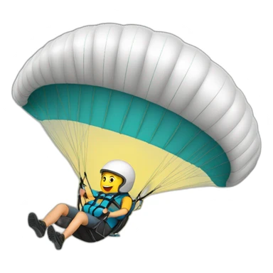 moniteur de parapente sticker
