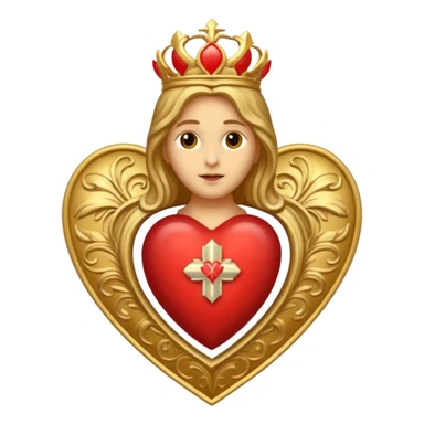 Sacred heart sticker