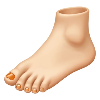 Toe flipping the middle toe sticker