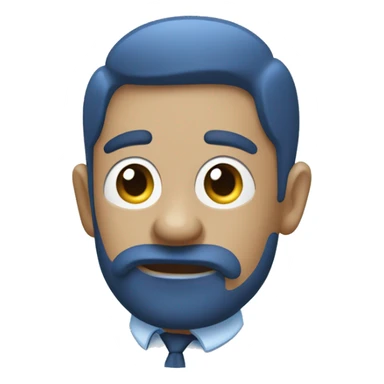 The word BizDev in white letters on a blue backround sticker