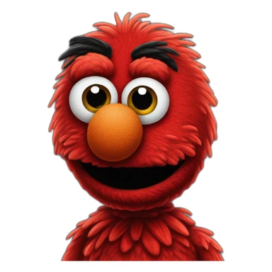 elmo-bruised-eye sticker
