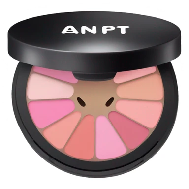 a cute pink make up pallete sticker