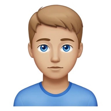 frat boy with light brown hair and blue eyes sticker