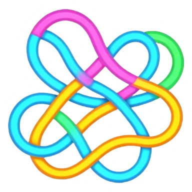 Neon Vibrant Pulsating Trail-glowing Chromatic Trico-Vernid-Fionbri-fusion-hybrid sticker