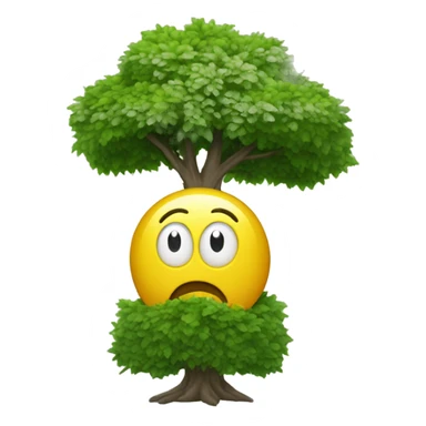 rod wave hiding behind a tree sticker