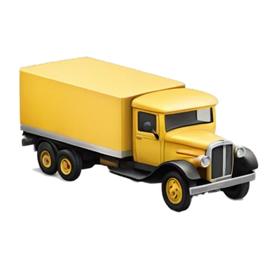 Toy Very large 1933 mover’s moving truck sticker