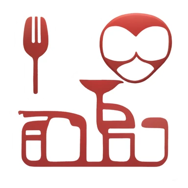 The OpenTable logo features a red square with rounded corners, containing a large white circle and a smaller white dot to its left, creating a clean and modern design. sticker