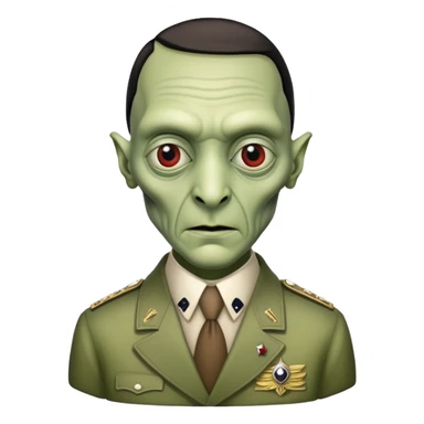 Alien Reptiloid-Adolf Hitler sticker