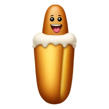 Corn dog drinking beer sticker