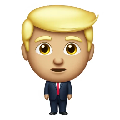 Trump with a baby bump  sticker