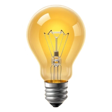 create a light-bulb that illustrates an "idea" sticker