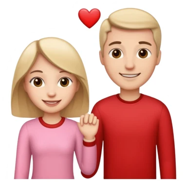 valentines day couple sticker