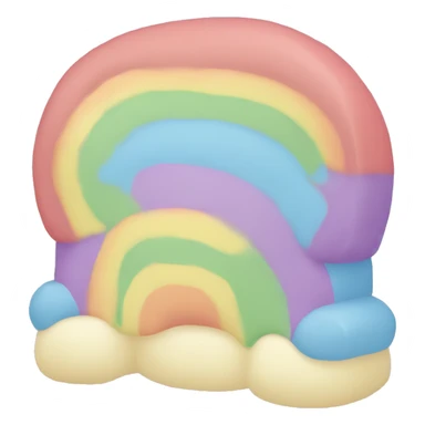 pastelle rainbow  sticker