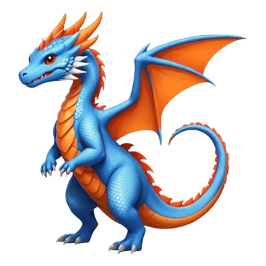 Dutch-Angel-Dragon-Salandit-Salamence-Drudigon-fusion-animal-creature, full body  sticker