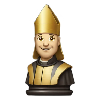bishop chess piece sticker