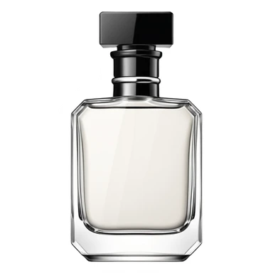 white and black luxury colonge  sticker