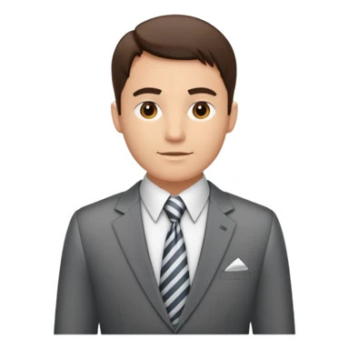 un recruteur à son bureau (l'image est tourné de 3/4) je veux une image qui soit de 3/4
 sticker