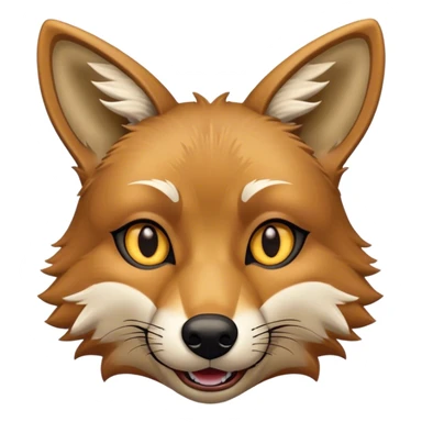 Coyote Eye Wink sticker