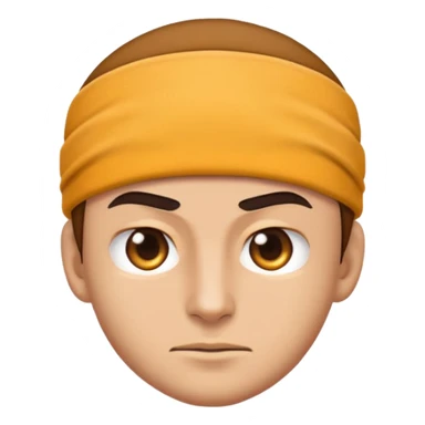 Merab Dvalishvili emoji with focused face and sweatband, ready for a match sticker