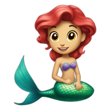 The little mermaid disney sticker