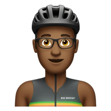 cyclist-big-calf sticker